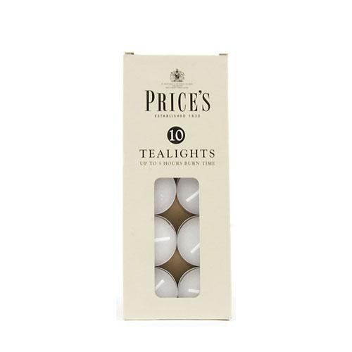 Prices Tealight Candles (Pack Of 10)