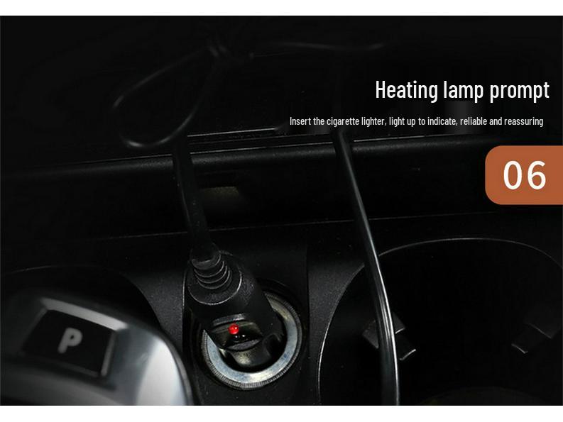 12V Electric Heated Plush Car Seat Cushion for Winter