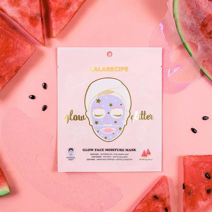 [Eve Vegan] Glitter Soothing Calming Cooling Hydrogel Mask Sheet 10 sheets/box