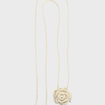 Eireve CROCHET ROSE MULTI NECKLACE (CREAM BEIGE)