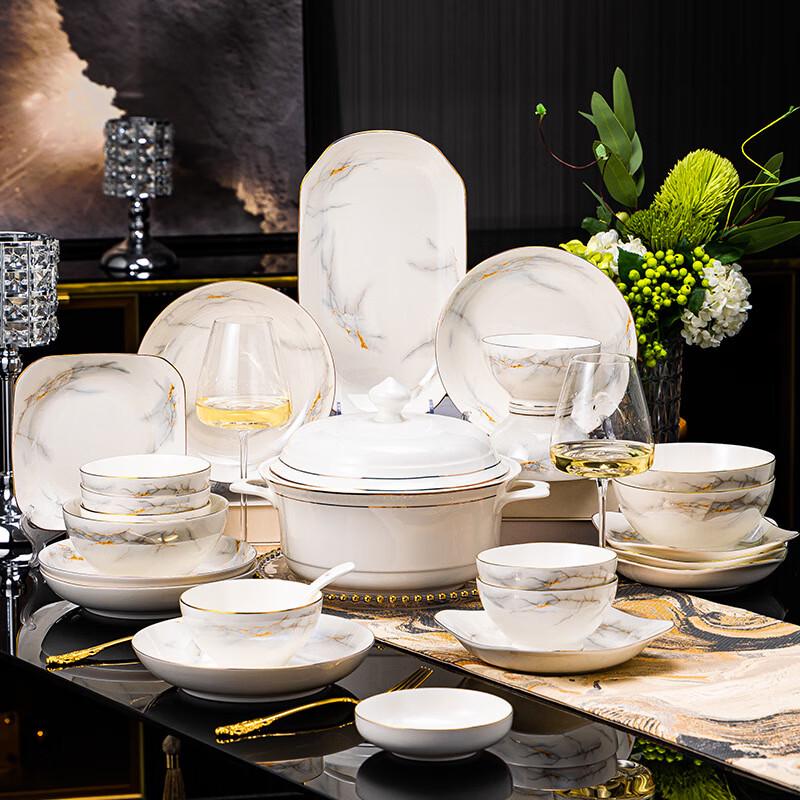 Gebosi 72-Piece Jingdezhen Ceramic Dinnerware Set