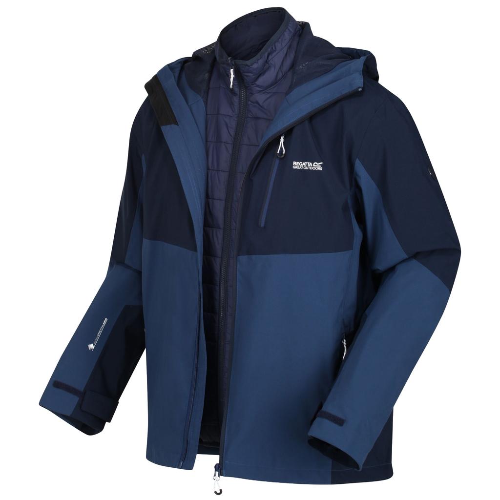 Regatta Mens Wentwood VII 3 in 1 Waterproof Jacket