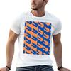 Orange And Blue Gator Patter Tshirt Unisex T Shirt Cotton 100 T Shirts For Unisex Graphic Tees Graphic T Shirts For Unisex Tshirt