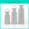 Diamond Glitter Water Bottle Stainless Steel Thermal Bottle Refillable Cup Water