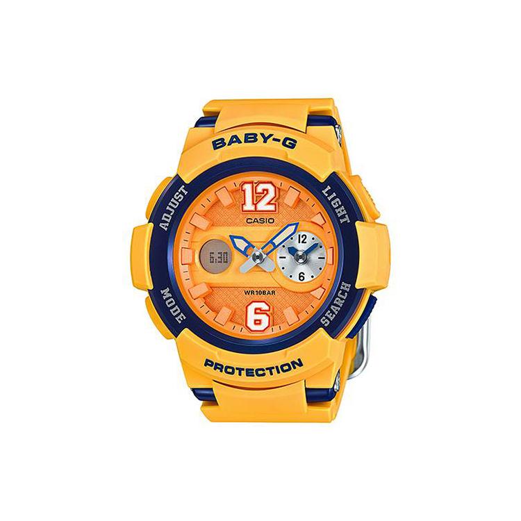 CASIO Women s BABY-G Yellow Watch BGA-210-4B BGA-210-4B Orange Watch Dial