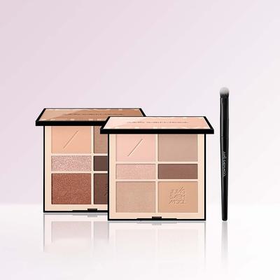 JUNGSAEMMOOL Paleta de Sombras Artist Nude 15g 2024 O/I 2 Cores Com Pincel K-Beauty
