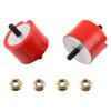 Rote Getriebelagerbuchsen für BMW E36 E39 E46 E88 E90 E92 M3 Z4 128i 135i 325i Fahrwerksteile OEM 23701141614