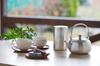 Yoshikawa Sui Stainless Steel Tea Leaf Made In Japan Container, Large, Tsubame-Sanjo, (YJ3102)