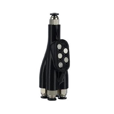 For Lab X1C P1P/S 4 In 1 PTFE Adapter Pipe Expansion Port Connectors 4 Feeding Module 3D Printer Adapter Accessories