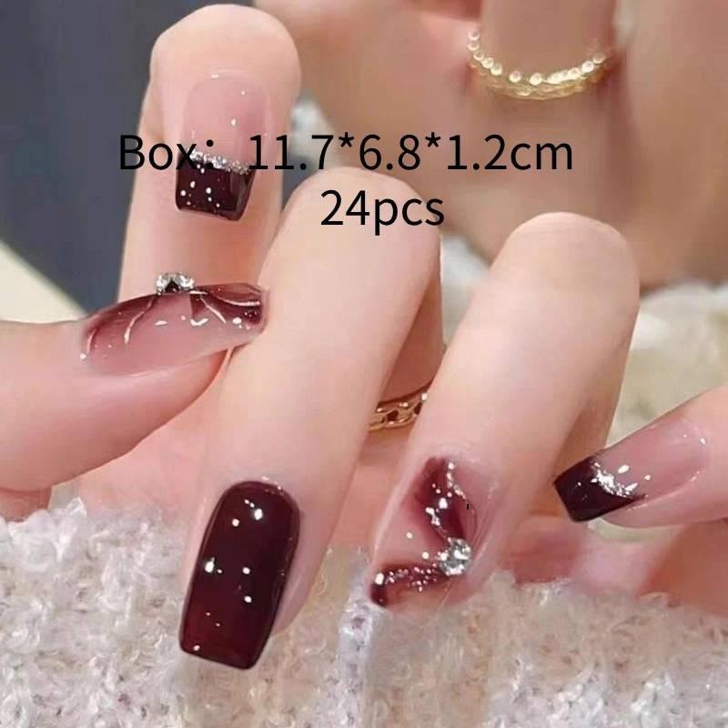 Nail Art Womens Wearable Nail Products Detachable Fashionable Wearresistant