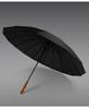 Extra Large Windproof Golf Umbrella: All-Fiber, Long Handle, Automatic, Sun & Rain Protection