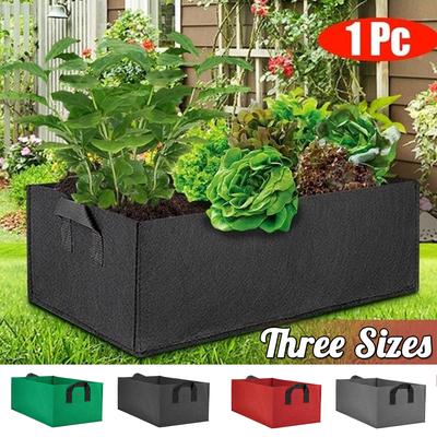 100 pcs P/épini/ère Pot Plante Semences Pouch Titulaire Raising Sac Jardin Plante Semis R/écipient