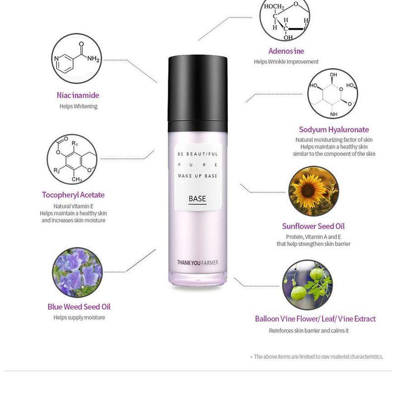 THANK YOU FARMER - Be Beautiful Pure Make Up Base SPF30 PA++ 40ml (Purple)