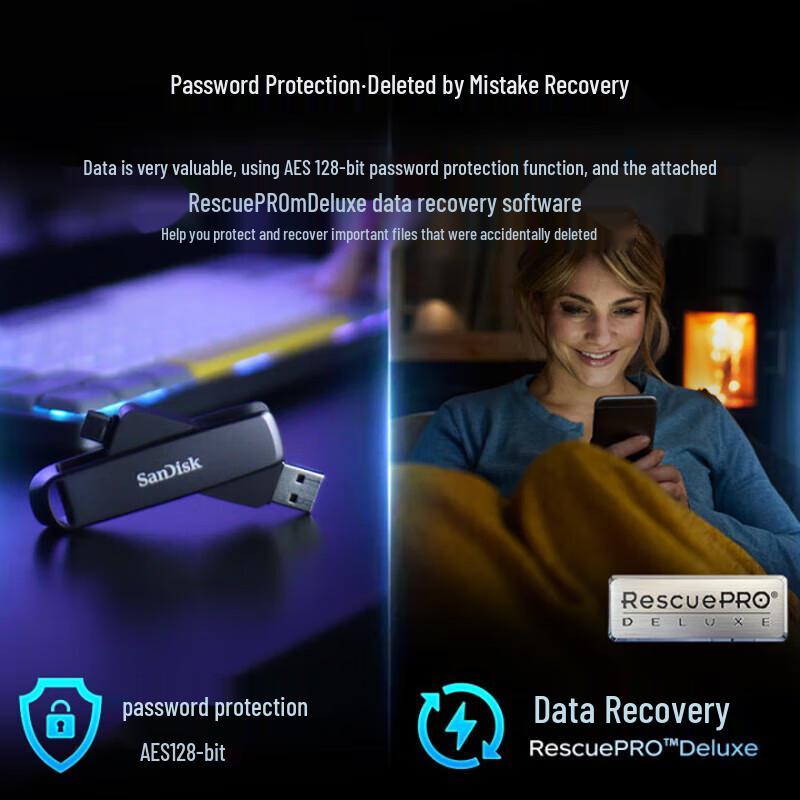 SanDisk 1TB USB 3.2 Type-C Portable SSD