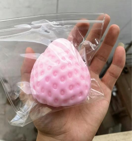 

Large size Strawberry Taba Squishy Fidget Toy Stress Ball Squeeze Gift Slow Rebound Stress Relief Toy for Adults Office Party