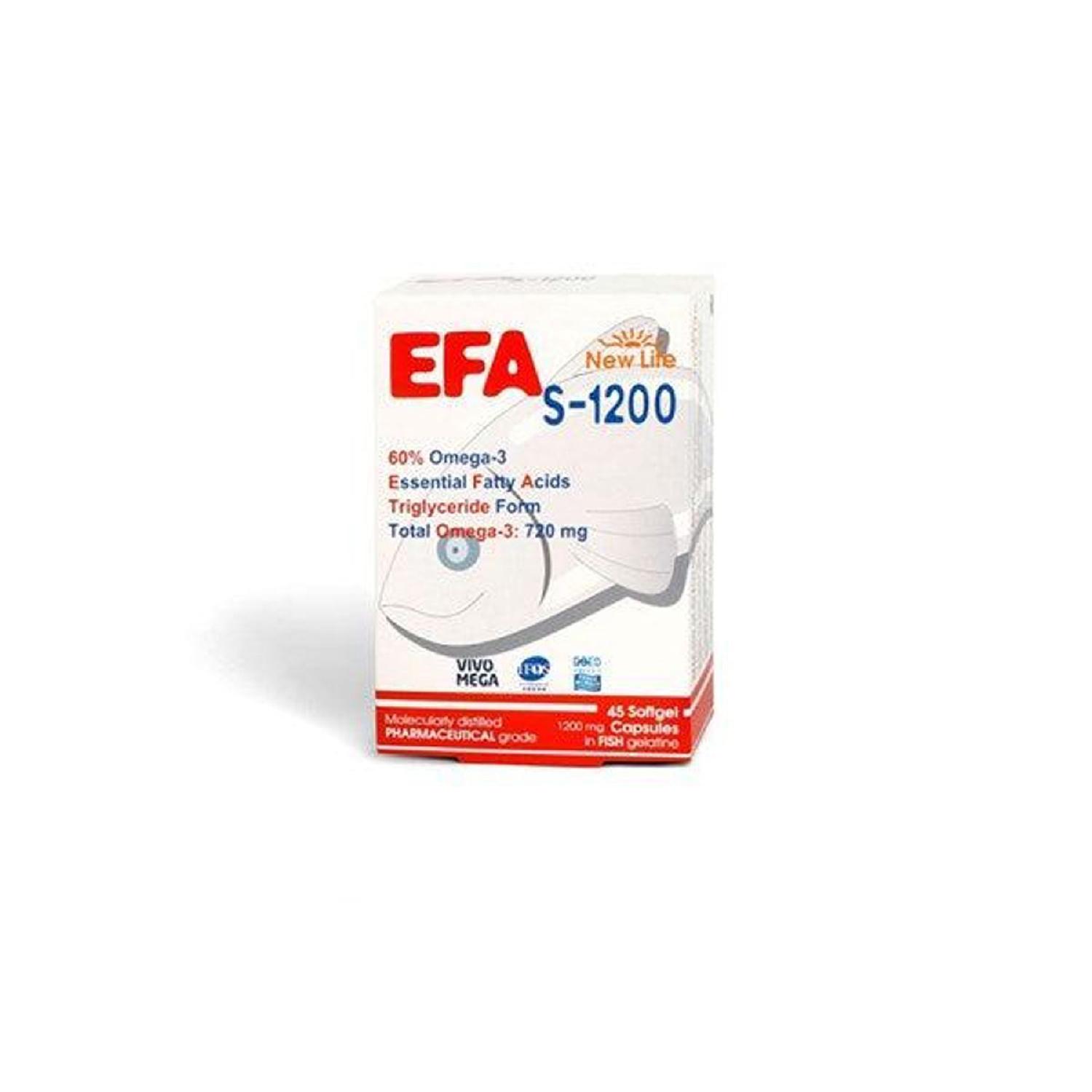 

Efa S-1200 Omega3 45 Capsules