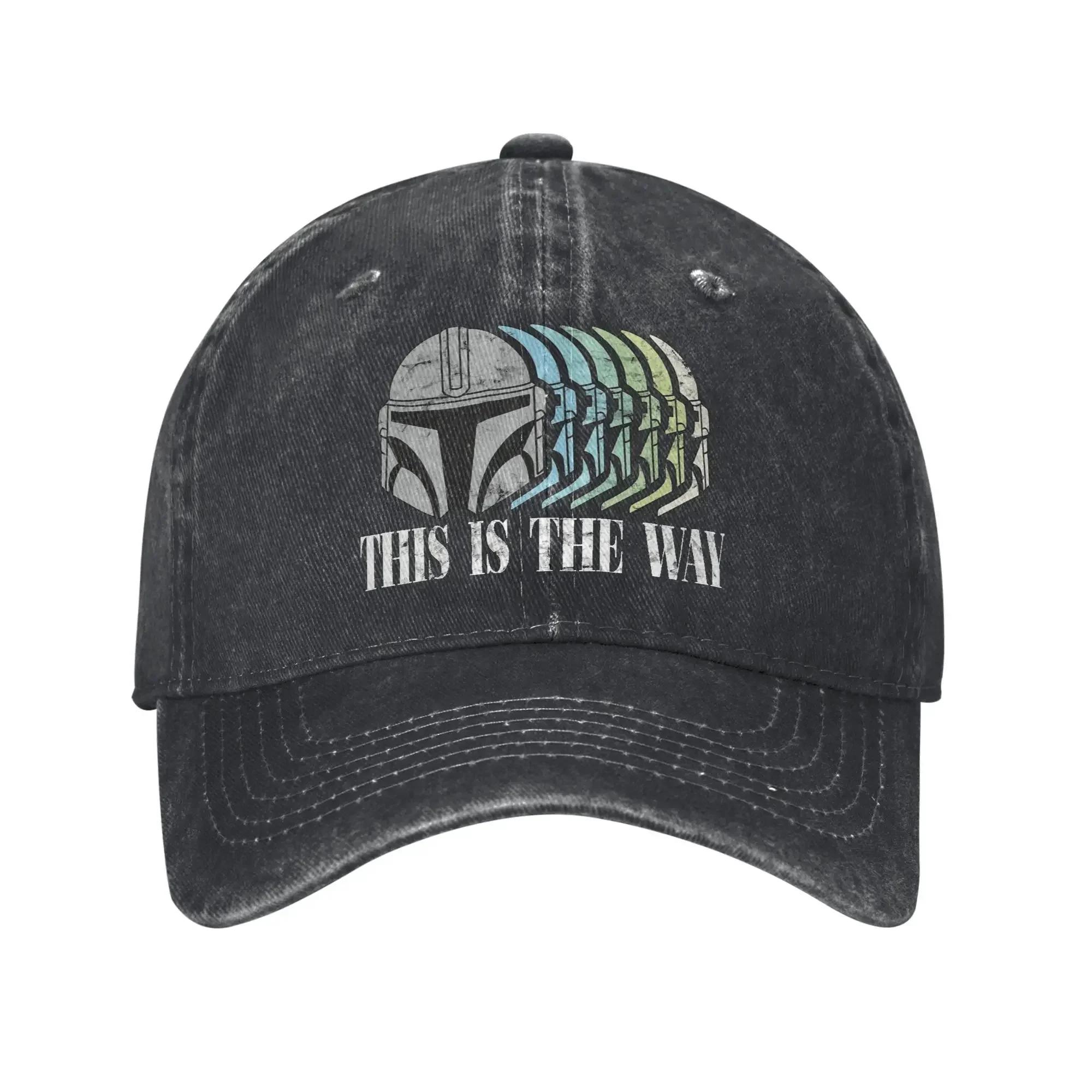 

Washed Baseball Cap This Is the Way Summer Hip Hop Hats For Women Unisex Helmet Casual Running Hippie Sun Baseball Caps One Size