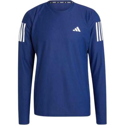Own the Run Maglia a Maniche Lunghe Blu Scuro Uomo Streetwear IM5412