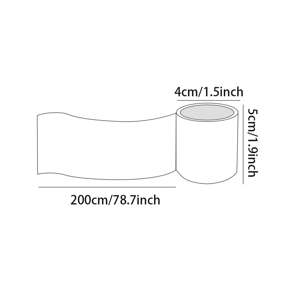 200cm/Roll Matte PET White Ink Tape Coffee Shop Series Literary Ins Style Handbook DIY Decorative Stickers