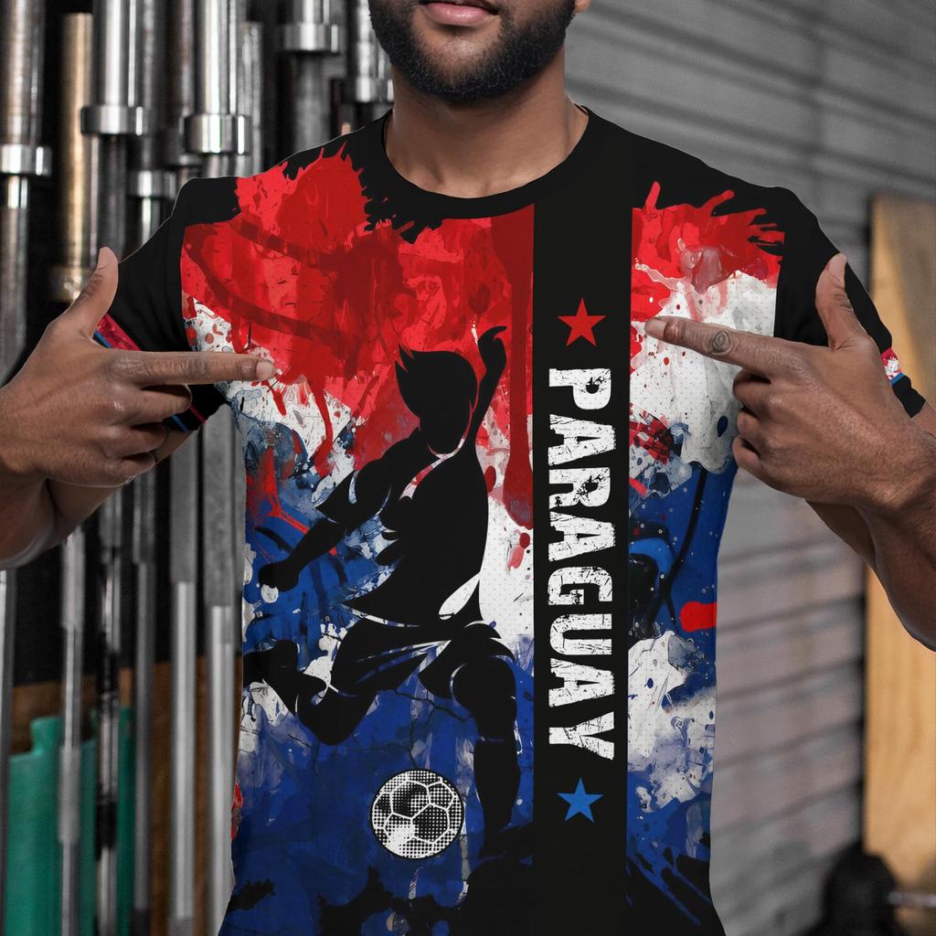Men Women Soccer Fan Jersey Retro Street Style Short Sleeve Casual Fit Breathable Fabric Sportswear for Outdoor Activities