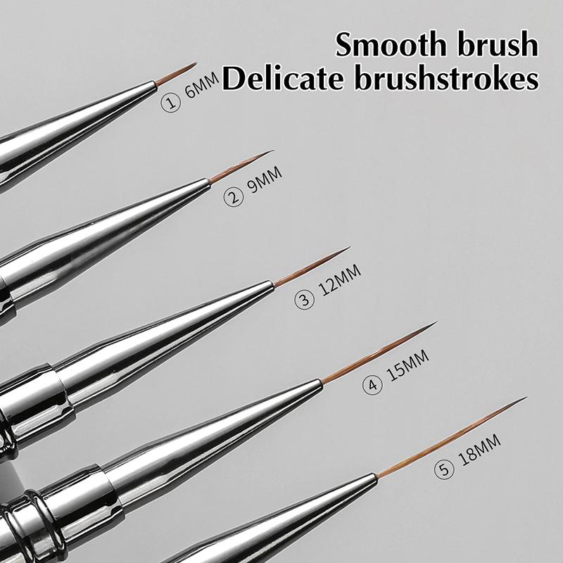 1 Stück Nail Art Liner Pinsel Verlängerte Linien Striping Zeichnen Uv Gel Malerei Nageldesign Stift Professionelles Maniküre Werkzeug