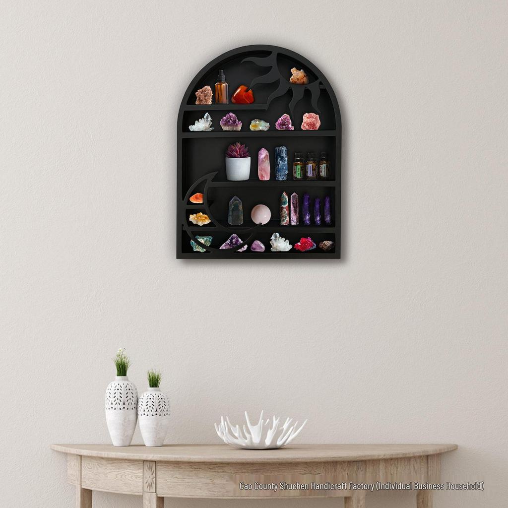 Moon Crystal Decorative Wall Shelves
