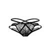 Women Sexy Lace Panties Low-waist G String Breathable Hollow Out Solid Color Thongs