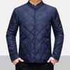 Männer Winter Herbst Mantel Dicker Plüsch Gepolstert Stehkragen Nackenschutz Warm Langarm Reine Farbe Plus Größe Weiche Einreiher Taschen Strickjacke