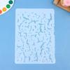 Diy Scrapbooking Reusable Bird Pattern Stencil Card Making & Crafts - Durable Plastic Spray Painting Templat