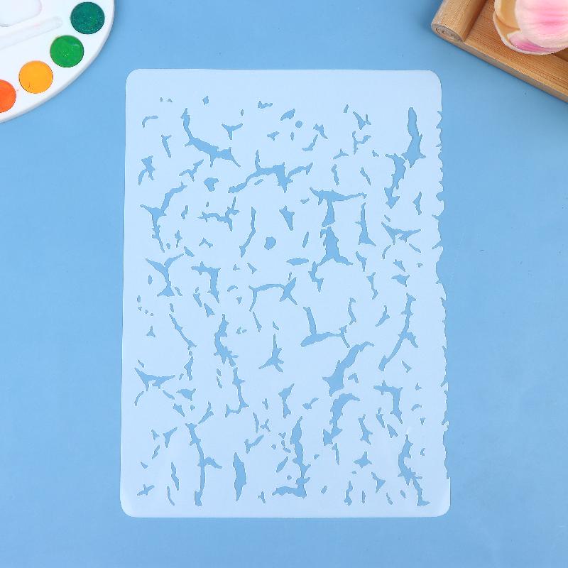 Diy Scrapbooking Reusable Bird Pattern Stencil Card Making & Crafts - Durable Plastic Spray Painting Templat