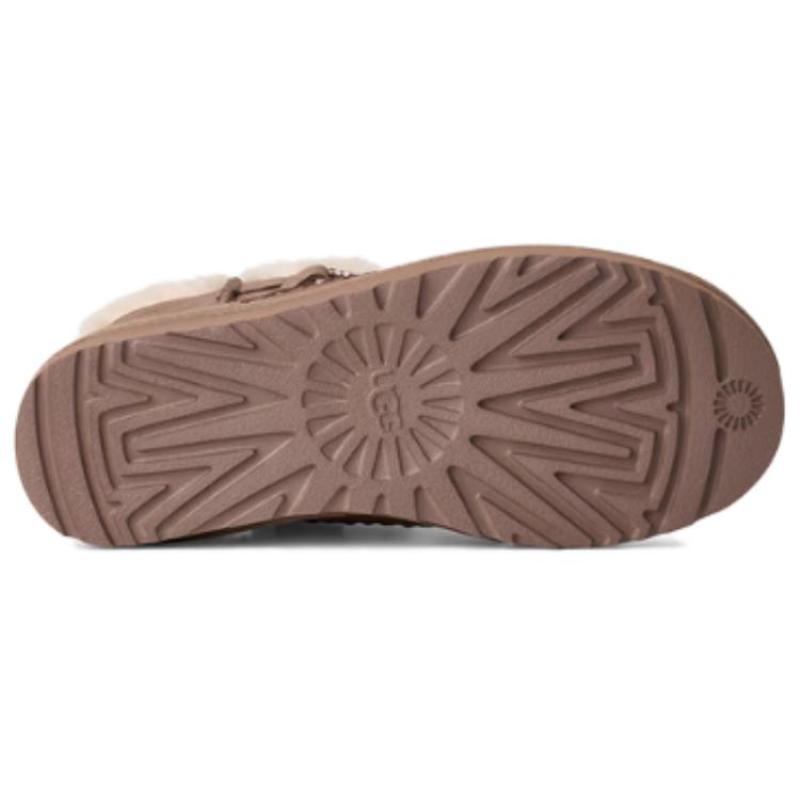 UGG Klassische Neuheit Kurze Schneestiefel Damen Rentier Braun Sneakers 1174574-CRBO