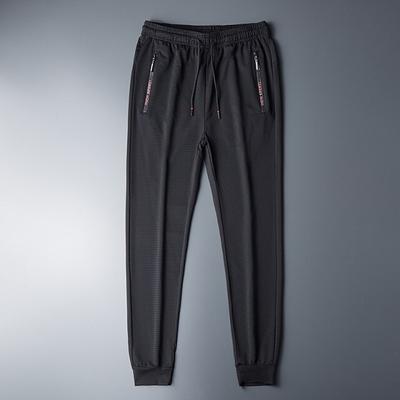Sommer Atmungsaktives Mesh Schwarz Jogginghose Männer Jogger Sportswear Baggy Hosen Männlichen Casual Track Hosen Plus Größe 7XL 8XL 9XL