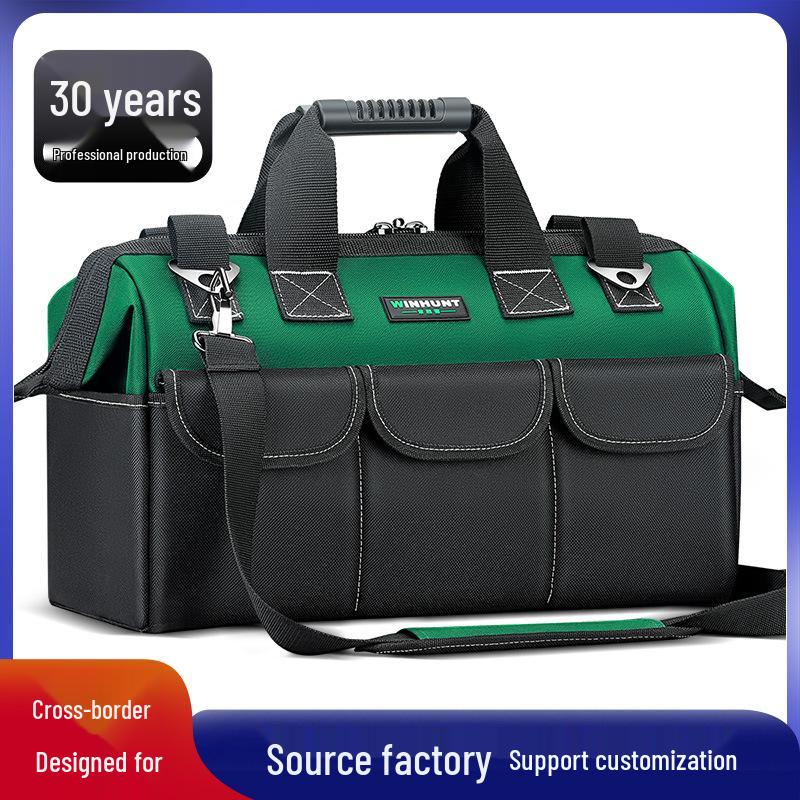 Portable Multifunctional Tool Bag: Durable, Wear-Resistant Canvas for Hardware Repairs and Electricians