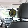 5 Fan Blades Car Back Seat Fan USB 360 Rotation Fan Auto Headrest Cooling Fan  Headrest Ventilation