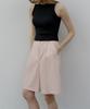 G And Gb Relaxed Wide Bermuda Pants_Pink