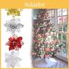 Festive Red And White Artificial Christmas Flowers For Diy Wreaths And Ornaments