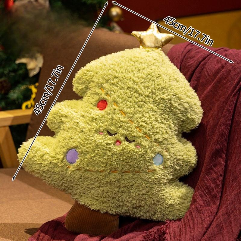 Christmas Doll Decoration Throw Pillow Christmas Decoration 2025 Xmas Tree Gingerbread Man Pillow Cushion Room Cojin Navidad