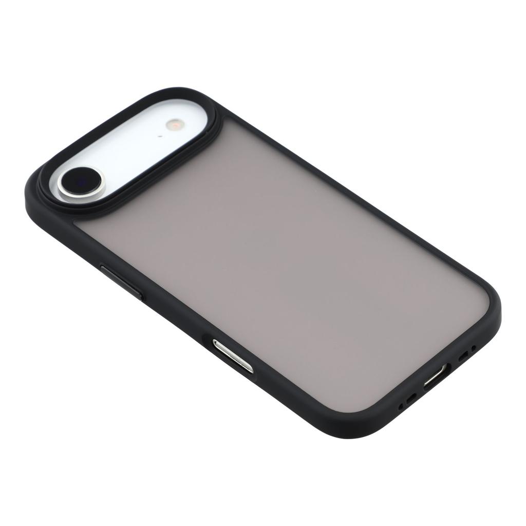 For iPhone 17 Air Case Shockproof TPU+PC Phone Back Cover with Metal Buttons