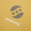 SAUCONY Natural Echo Fashion Comfortable Versatile Loose Short Sleeve T-Shirt Unisex Tops Yellow SA3259ST52O-YL051