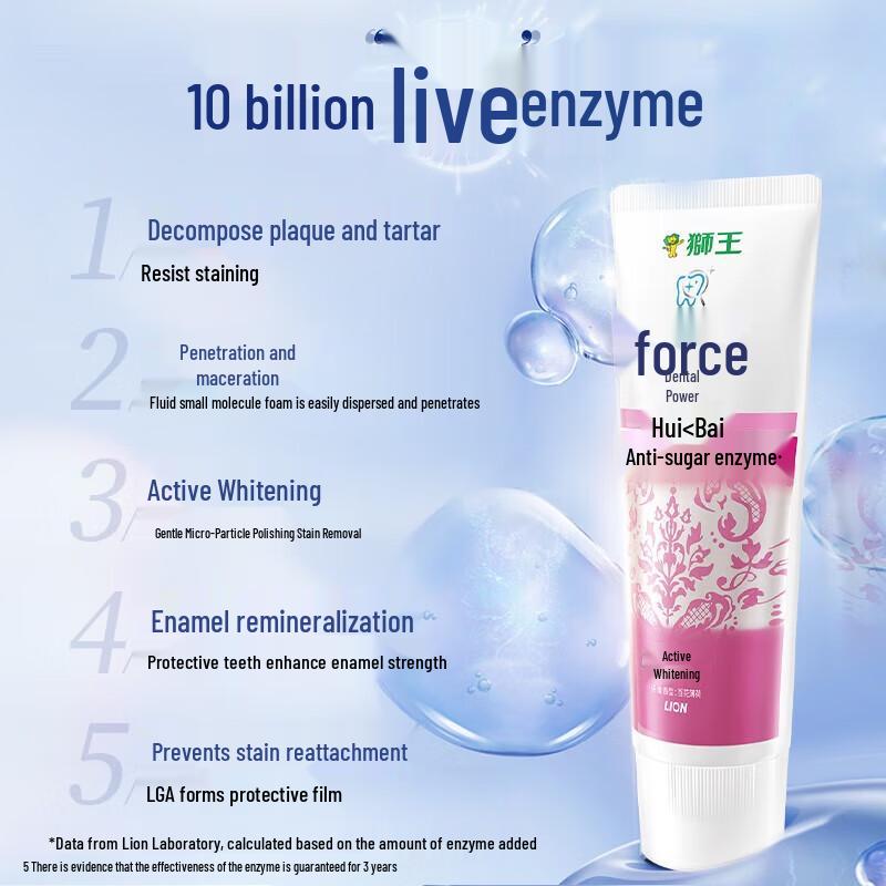 

Lion Shishang Enzyme Whitening Toothpaste