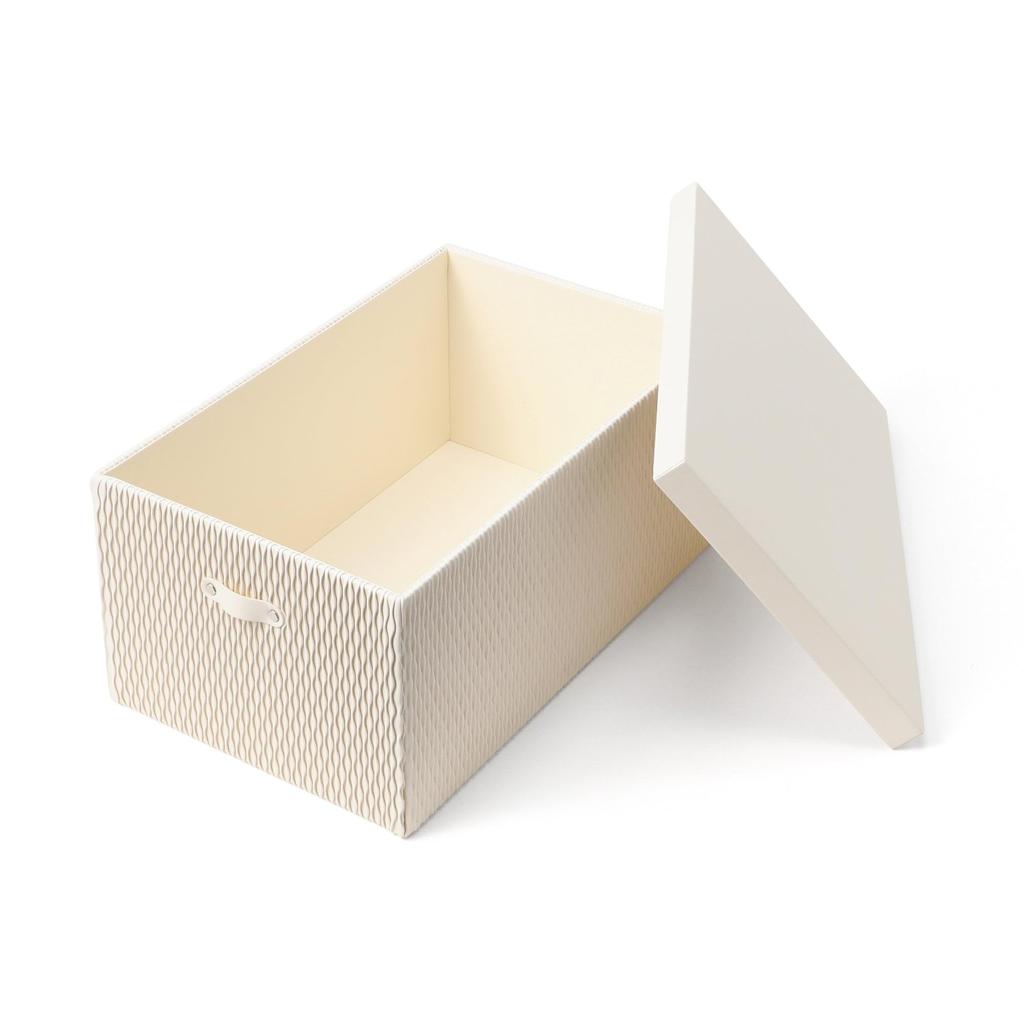 Francfranc [Online Shop Exclusive] Wave Large Box, Ivory, Storage Box, New Life, Moving