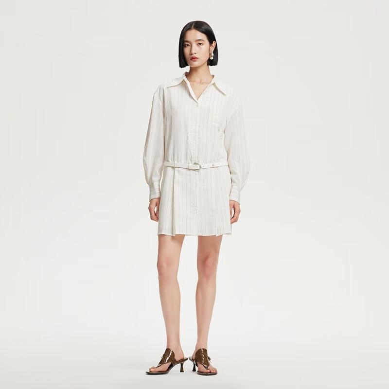 

VEROMODA Linen Blend Collared Belted Romper L