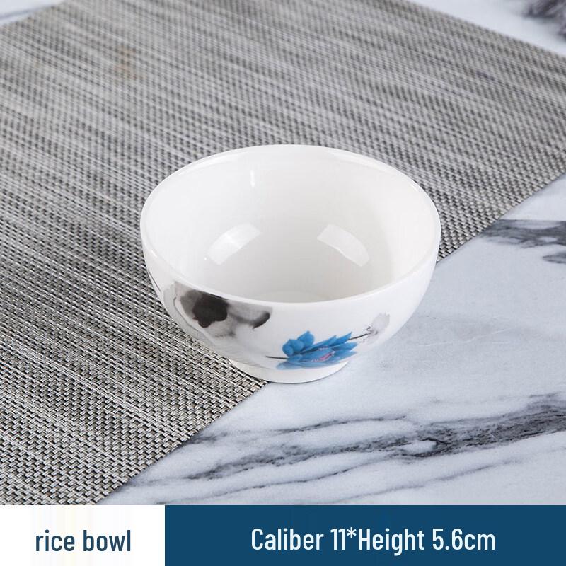 Diren Chinese Ceramic Lotus Tableware Collection