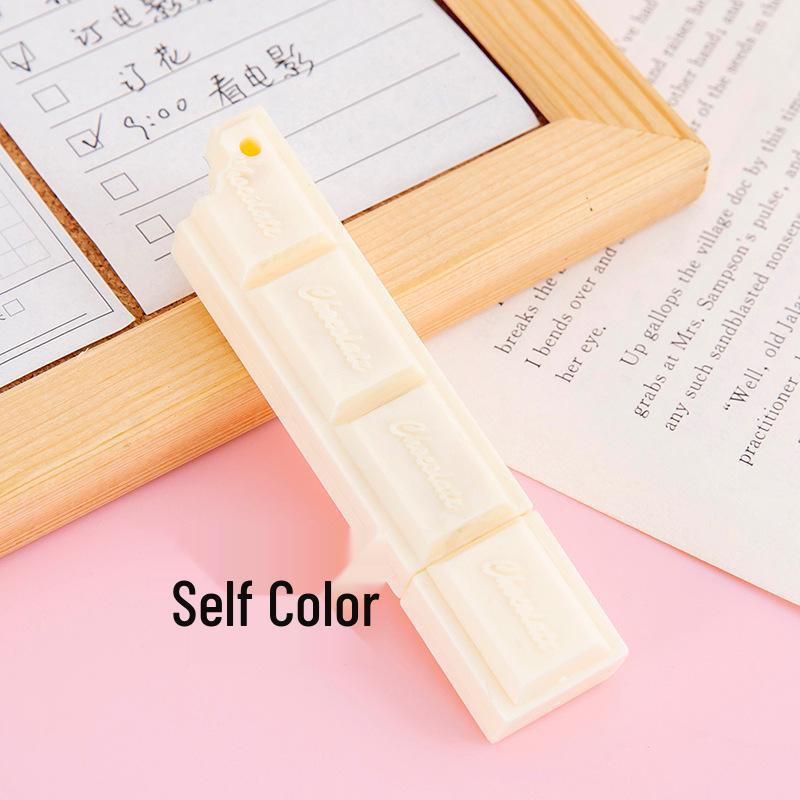 Creative Chocolate Ballpoint Pen - Fun Cartoon Stationery Gift for Students 0.5mm Bullet