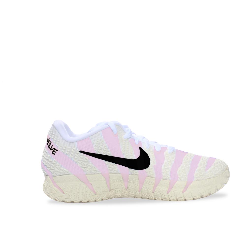 Nike Ja Morant 3 Abrasion Resistant Low top Basketball Shoes Unisex White Pink HF2794-101(Team1180-12)
