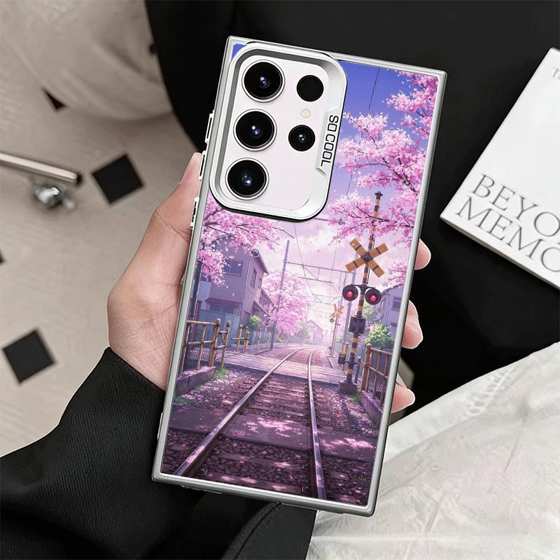 Anime Aesthetic Scenery Shockproof Phone Case for Samsung Galaxy S26 Edge S25 Ultra S24 FE S23 Plus S21 Cover Anti Fall Fundas