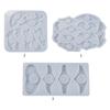 Kristall-Epoxidharz-Form Handgemachter Daumen-Lesezeichen-Silikonform DIY-Bastelarbeiten UV-Harz-Form Buchseitenhalter-Silikonform