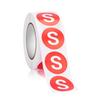 Self-Adhesive Round Size Stickers for Apparel & Footwear