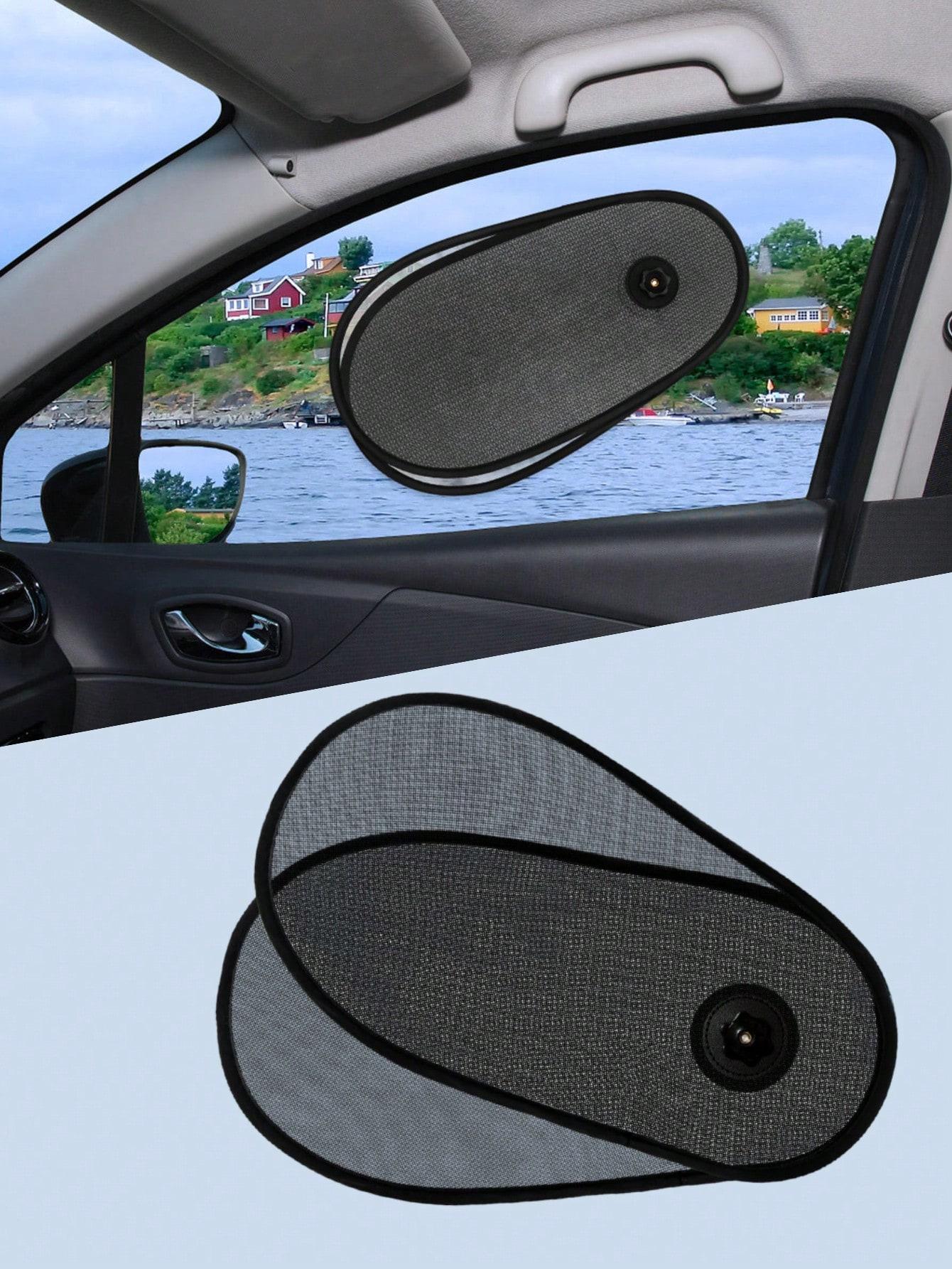 

Universal Adjustable Car Side Window Sun Shade, 180° Rotatable Mesh, Suction Cup, Foldable UV Protection Sunshade чёрный
