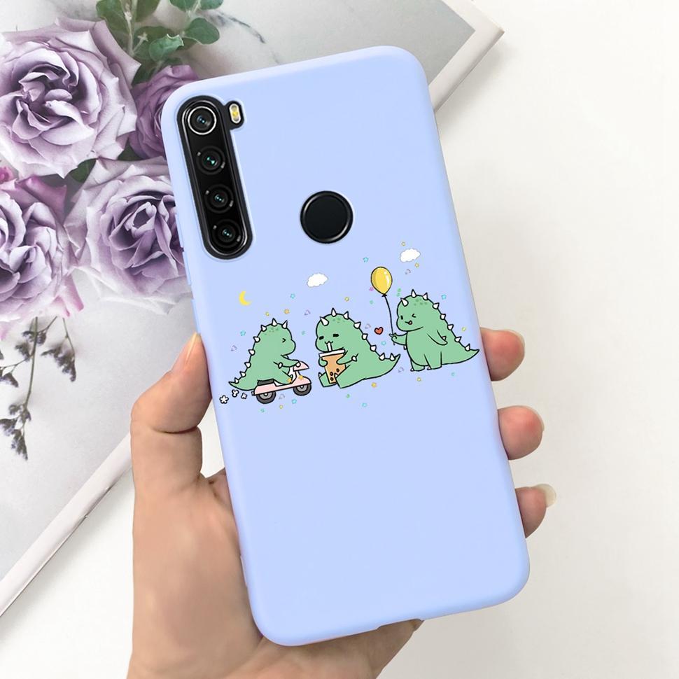For Xiaomi Redmi Note 8T Case Candy Painted Cover For Xiaomi Redmi Note8T M1908C3XG Silicone Soft TPU Fundas Case Bumper 6.3"